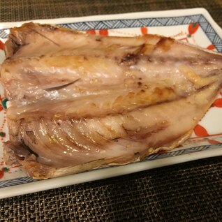 フライパンでも魚が焼ける♪あじのみりん干し